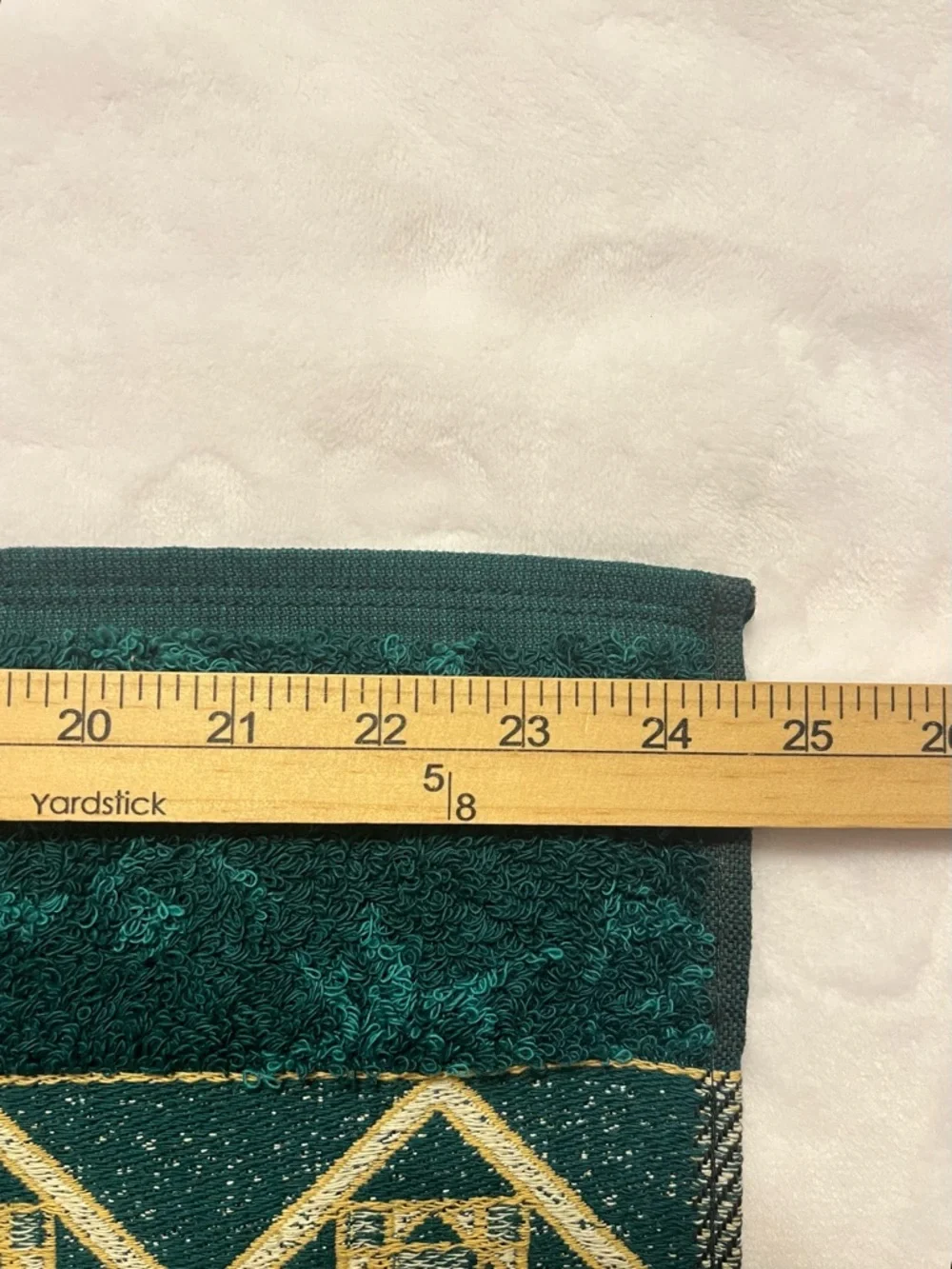 Vintage Green & Gold Marble Shower Curtain Towels & Curtain Hooks Set